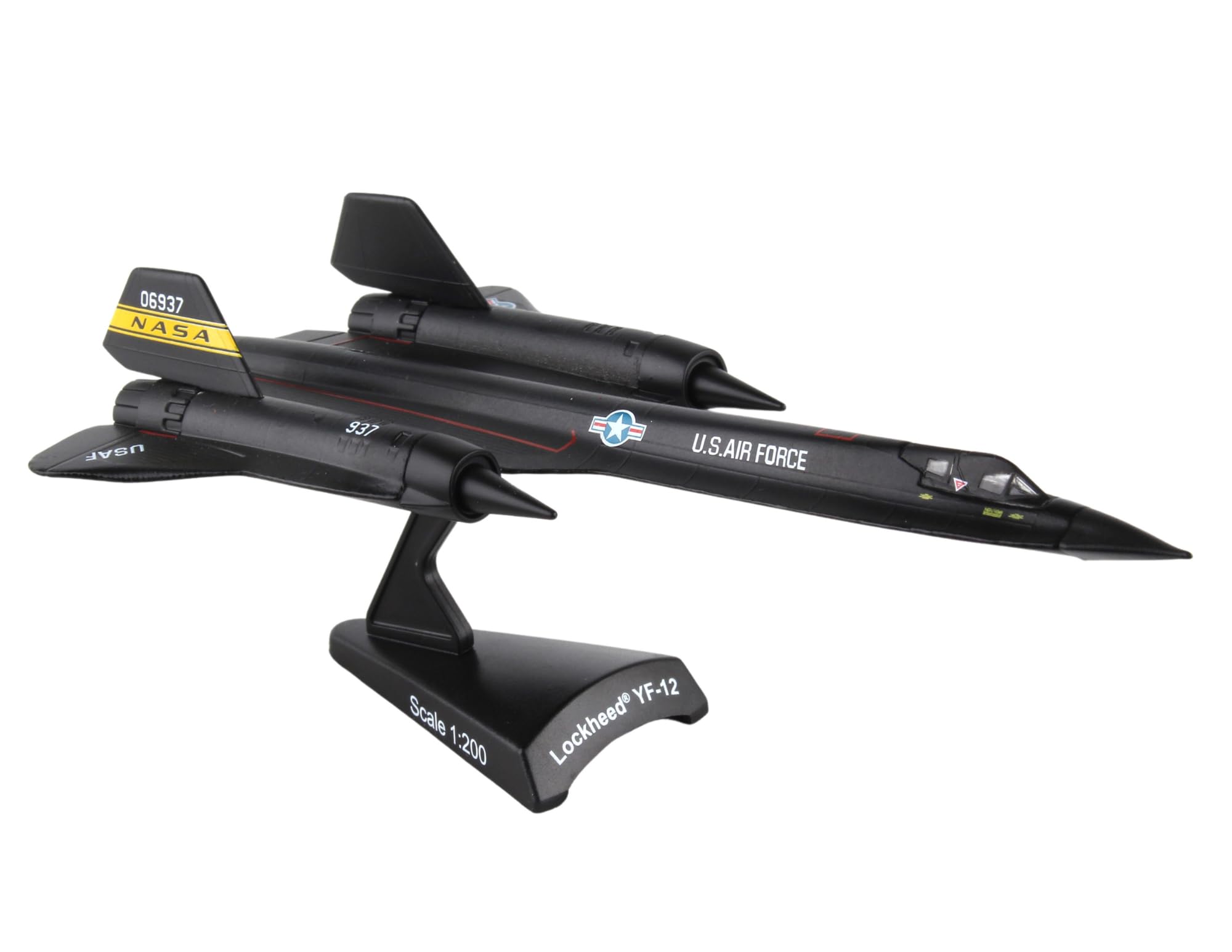 ロッキード SR-71 1:200 スケール モデル Amazon.com: Postage Stamp Daron NASA YF-12 (SR-71 Blackbird) (1